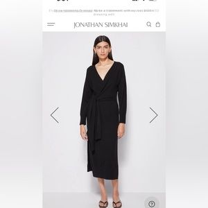 Jonathan Simkhai SIGNATURE SKYLA LOUNGE DRESS